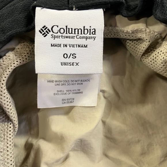 Columbia Omni Shade Booney Hat Beige Mesh Sun Protection Bucket Outdoor One Size - Picture 7 of 9